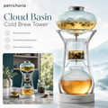Petrichoria™ Cloud Basin Cold Brew Tower — Slow Infusion Tea Column